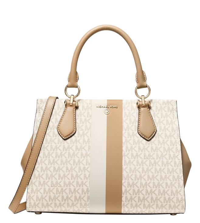 Buy MICHAEL Michael Kors Vanilla Multi Marilyn Logo Medium Cross Body Bag  Online @ Tata CLiQ Luxury