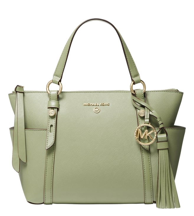 Buy MICHAEL Michael Kors Light Sage Sullivan Large Cross Body Bag Online @  Tata CLiQ Luxury