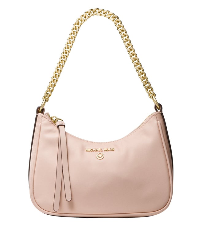 Buy MICHAEL Michael Kors Soft Pink Jet Set Charm Medium Hobo Bag Online @  Tata CLiQ Luxury