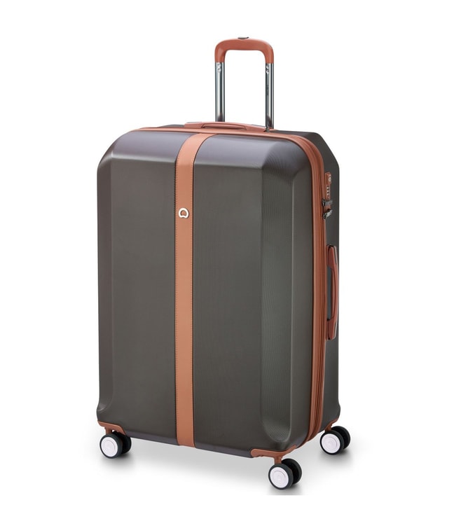 Buy Delsey Paris Chocolate Promenade Large Checked Luggage Online ...