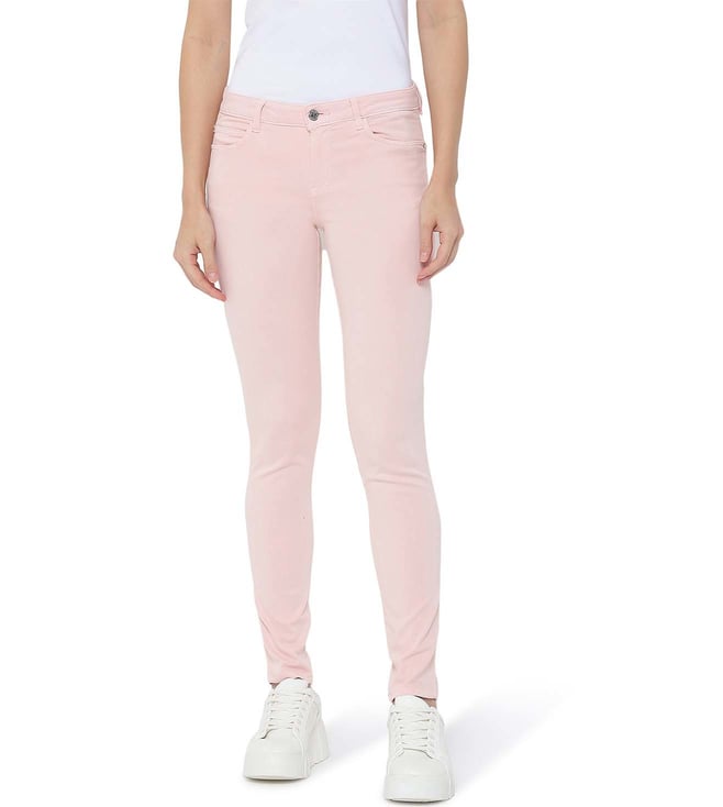 Buy Guess Pretty In Pink Skinny Curve X for Women Online @ Tata CLiQ Luxury