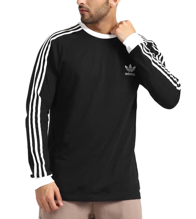 Buy Adidas Originals Black Striped 3D Windbreaker Jacket for Men Online @  Tata CLiQ Luxury