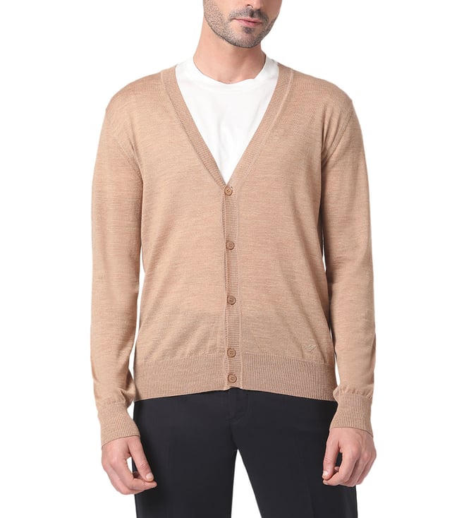 Buy Emporio Armani Safari Regular Fit Cardigan for Men Online @ Tata CLiQ  Luxury