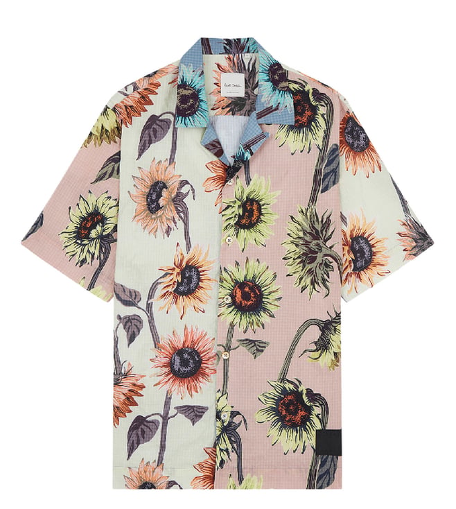 トップス Paul Smith Sunflower Print Shirt Buy Paul Smith Multi Sunflower Print Tailored Fit Shirt for Men