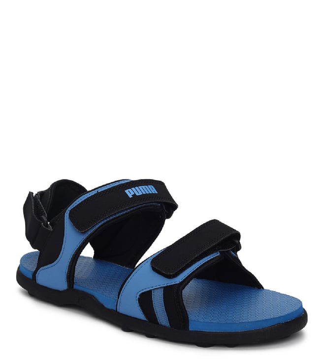 puma blue floater sandals