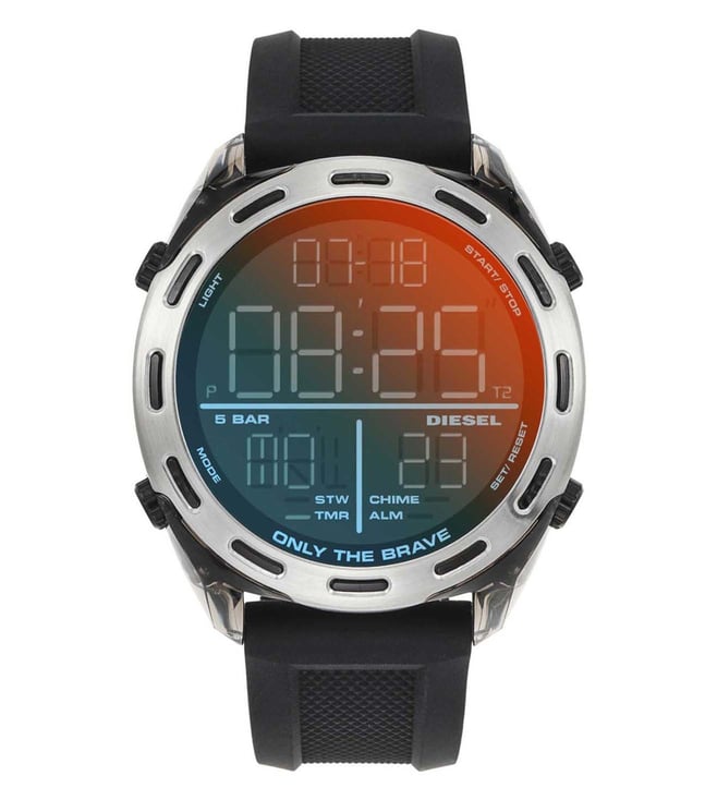 Diesel Mega Chief Quartz Analog-Digital Black Dial Men's Watch DZ4548 -  Walmart.com