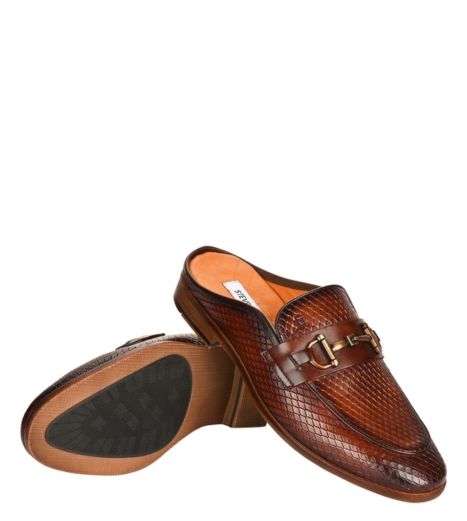 Buy Steve Madden Brown SM-1455 Mule Shoes (Animal Attack) for Men Online @  Tata CLiQ Luxury