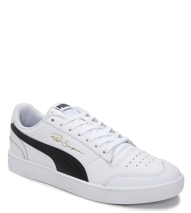 fonds Inleg schetsen Buy Puma White & Black Ralph Sampson Lo Men Sneakers Online @ Tata CLiQ  Luxury