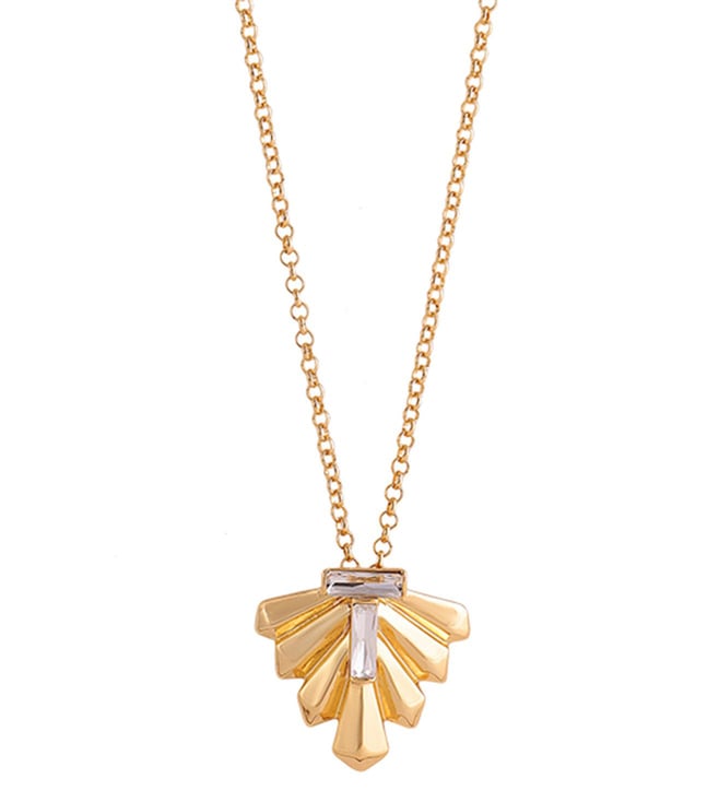 Buy Shaze Gold Plated Cubic Zirconia 