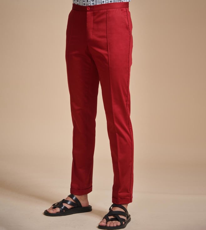 Nike Mens Red Trousers