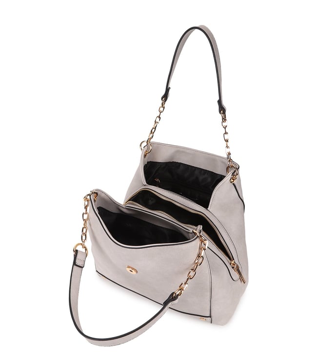 Buy Dune London Grey Dpolly Large Hobo Bag for Women Online Tata CLiQ
