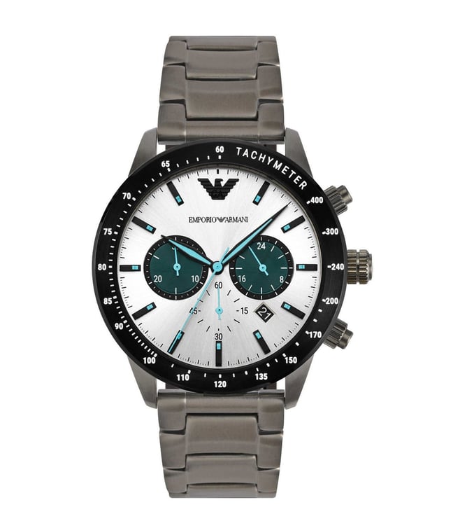 Armani deals watch tachymeter