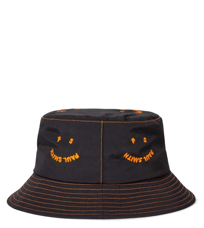 Paul Smith Black PS Happy Bucket Hat