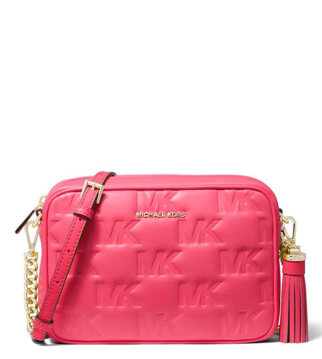 Buy MICHAEL Michael Kors Rubin Red Jet Set Camera Cross Body Bag for Women  Online @ Tata CLiQ Luxury