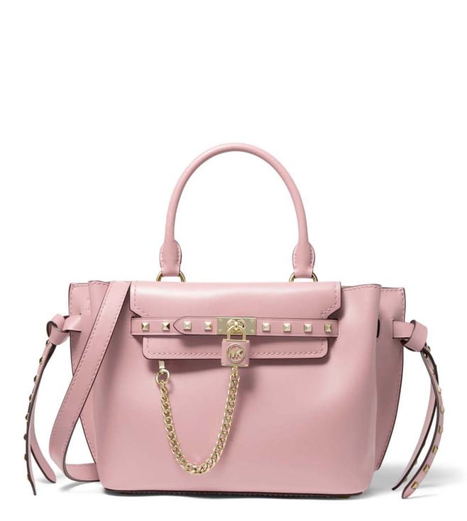 Buy MICHAEL Michael Kors Smokey Rose Small Belted Satchel for Women Online  @ Tata CLiQ Luxury