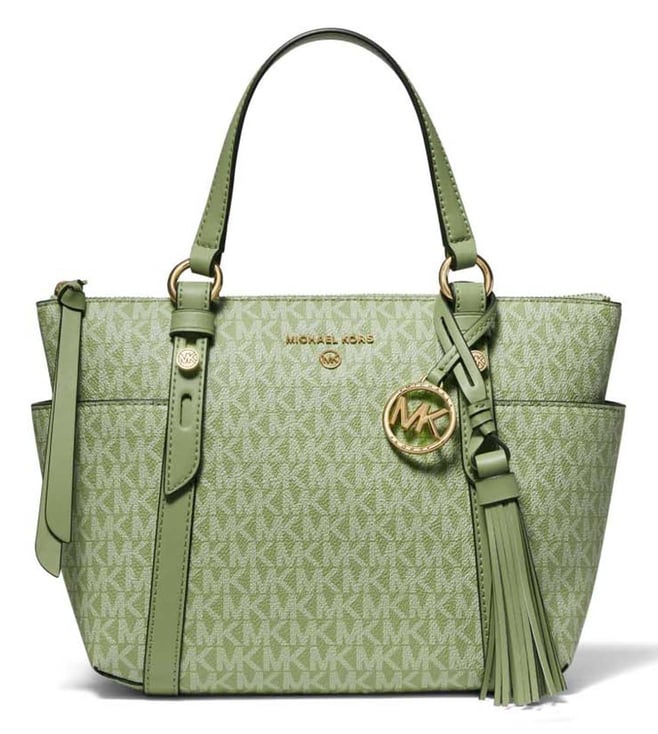 Buy MICHAEL Michael Kors Light Sage Sullivan Large Cross Body Bag Online @  Tata CLiQ Luxury