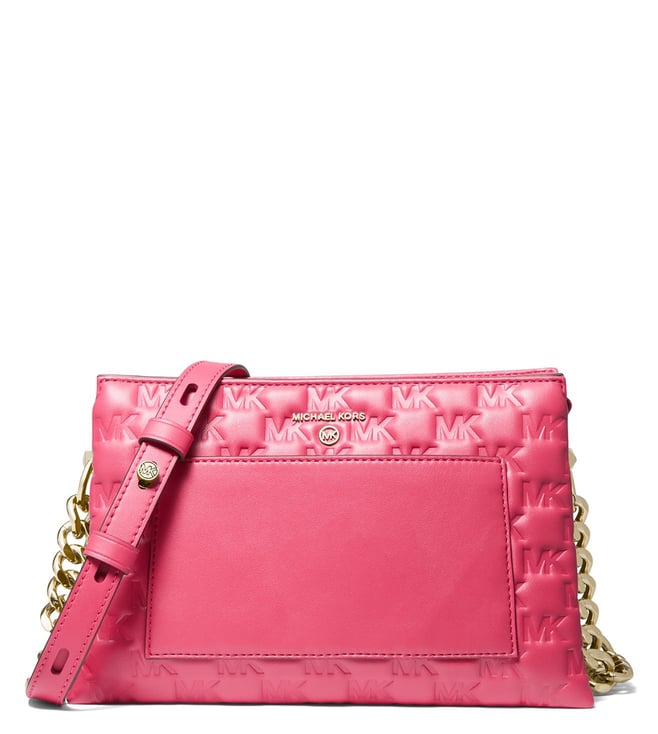 Buy MICHAEL Michael Kors Rubin Red Jet Set Cross Body Bag for Women Online  @ Tata CLiQ Luxury