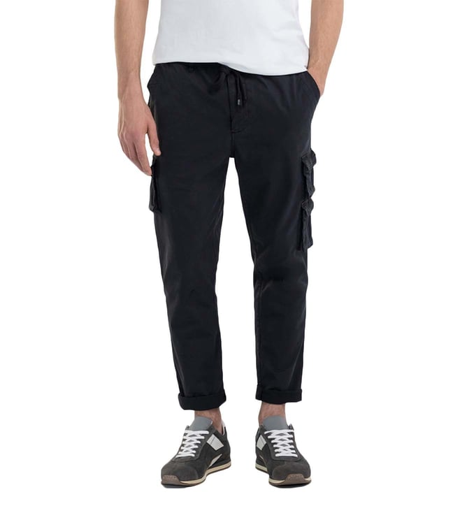 Replay PANTS  Cargo trousers  cold greygrey  Zalandoie