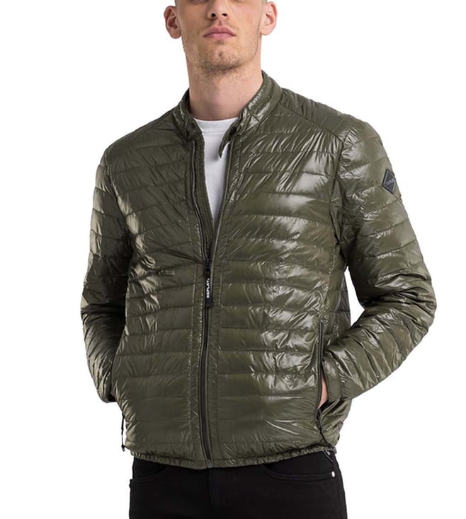 replay jacket green