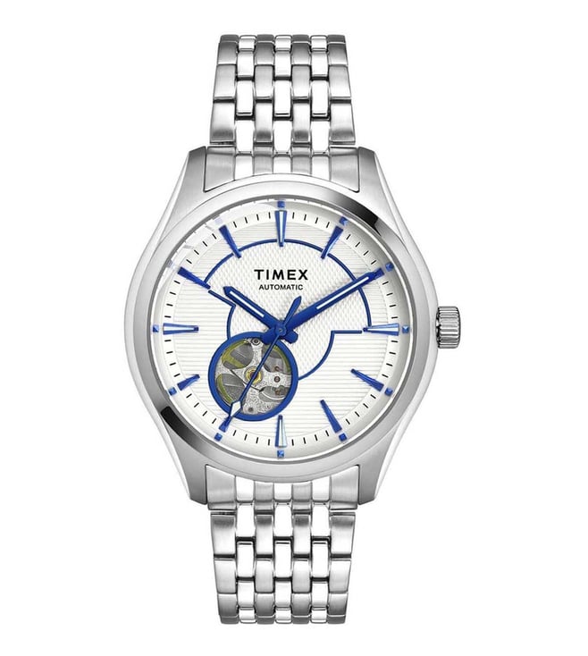Buy Timex TWEG21000 Open-Heart Classic Automatic Watch for Men Online @  Tata CLiQ Luxury