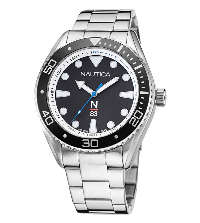 NST STAINLESS STEEL CHRONOGRAPH WATCH | Nautica