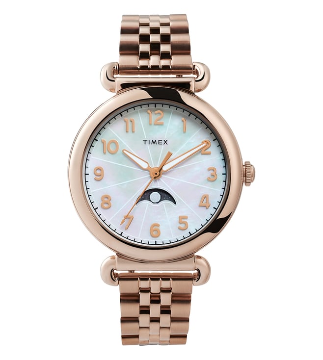 Buy Timex Mother Of Pearl Dial Women Watch - TW2T89400 Online @ Tata CLiQ  Luxury