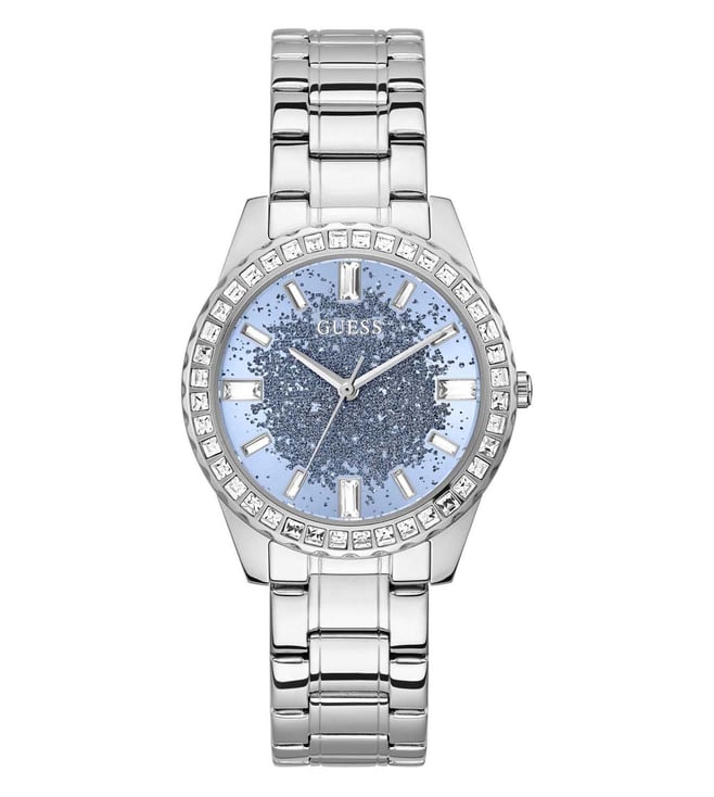 Guess blue hotsell watch price