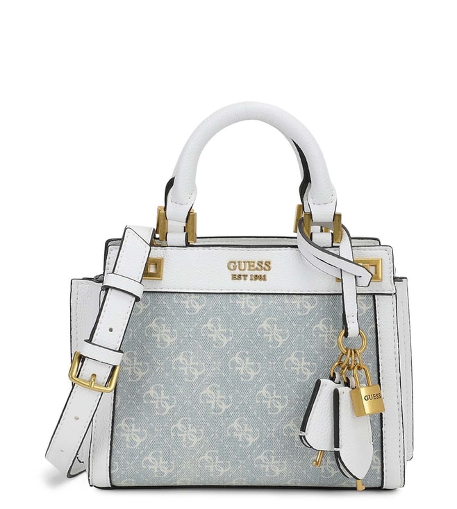 Guess Katey Satchel Bag In White
