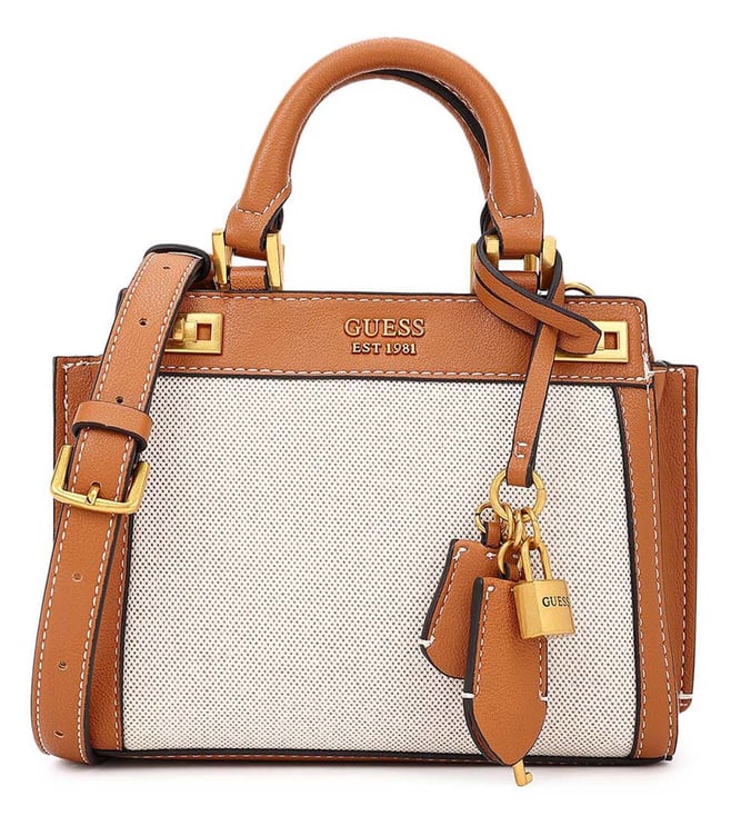 Guess Katey Mini Satchel in Brown