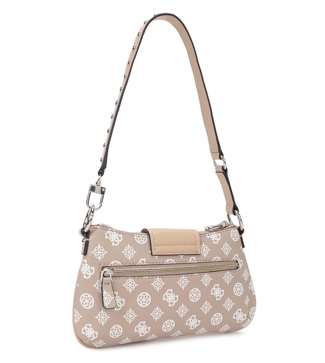 Buy Guess Sand Medium Greta Top Zip Shoulder Bag for Women Online