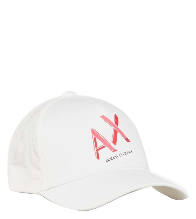 Buy Armani Exchange White Logo Baseball Cap (Free Size) for Women Online @  Tata CLiQ Luxury
