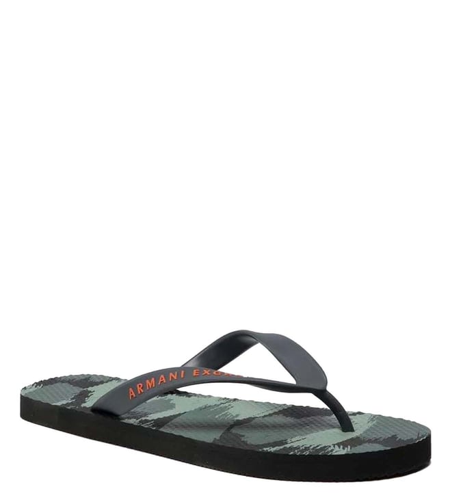 Buy Armani Exchange Green Flip Flops for Men Online @ Tata CLiQ Luxury