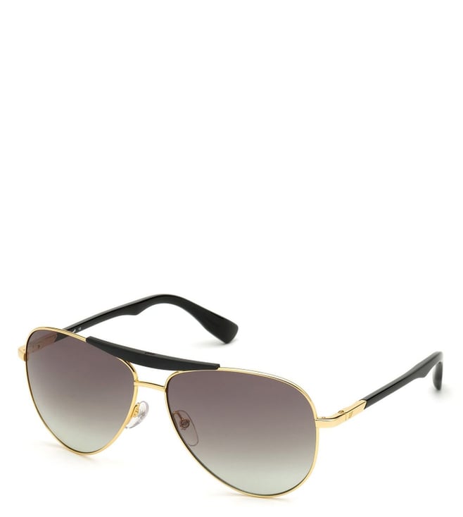 Buy Web Eyewear Grey Aviator Sunglasses for Men Online @ Tata CLiQ Luxury