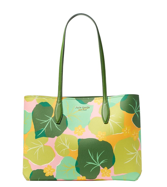 Buy Kate Spade Multicolor All Day Cucumber Floral Large Tote for Women  Online @ Tata CLiQ Luxury