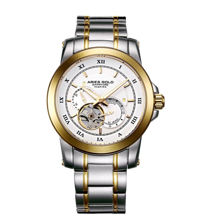 Buy ARIES GOLD G 9001 2TG W Multifunction Watch for Men Online