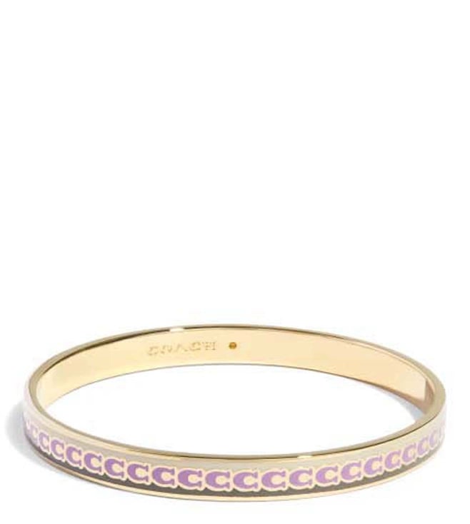 Authentic COACH logo color enamel bracelet – Design Diva Boutique