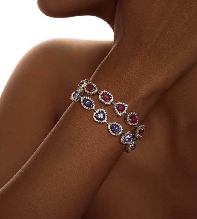 0.62 ct Ruby Diamond Bracelet - 3000311481 / ZEN Diamond - US