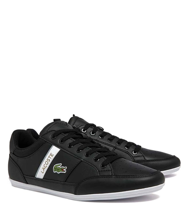 Buy Lacoste Black White Men Sneakers Online Tata CLiQ Luxury