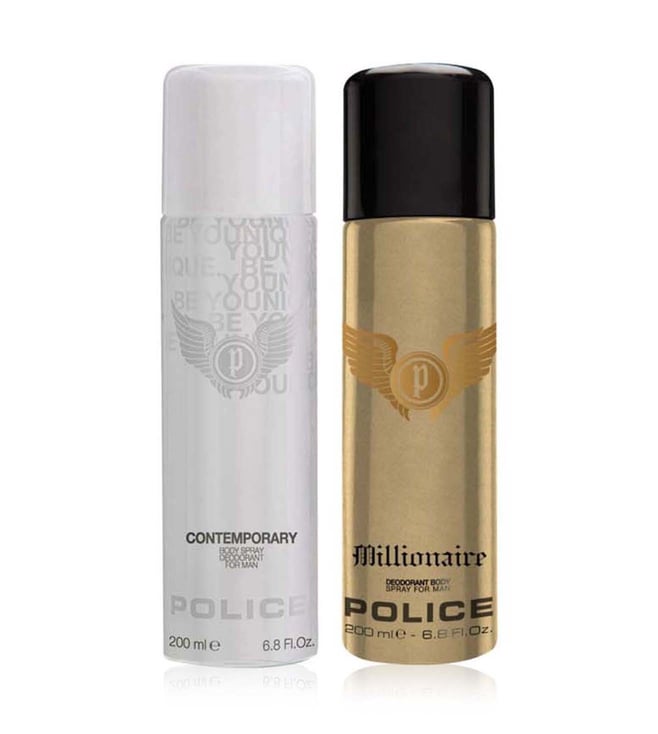 Police Millionaire Homme & Contemporary Deo Combo Set