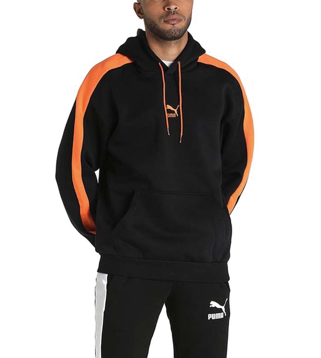 Buy Puma Black Relaxed Fit Hoodie 