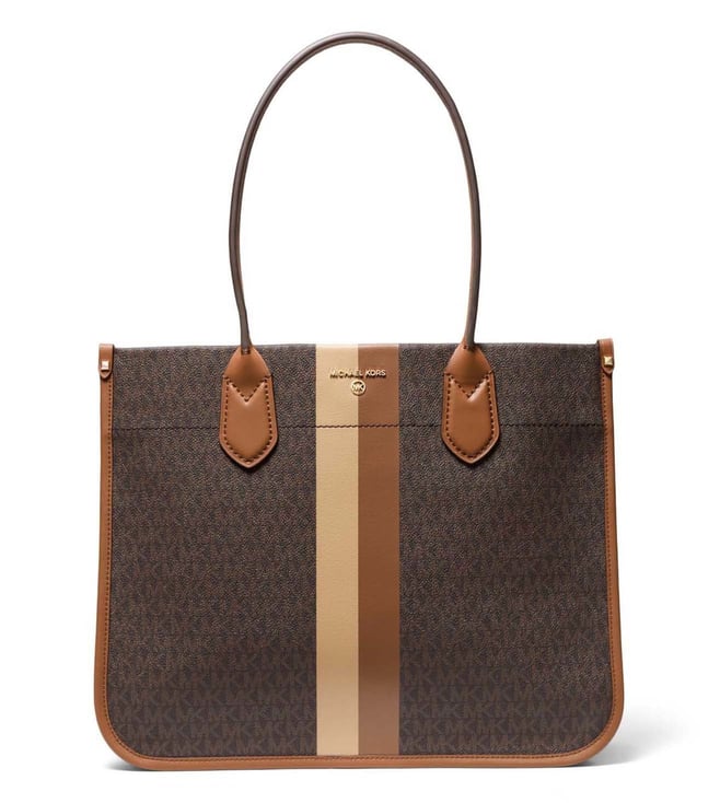 Buy MICHAEL Michael Kors Brown & Luggage Medium Heidi Tote Bag for Women  Online @ Tata CLiQ Luxury