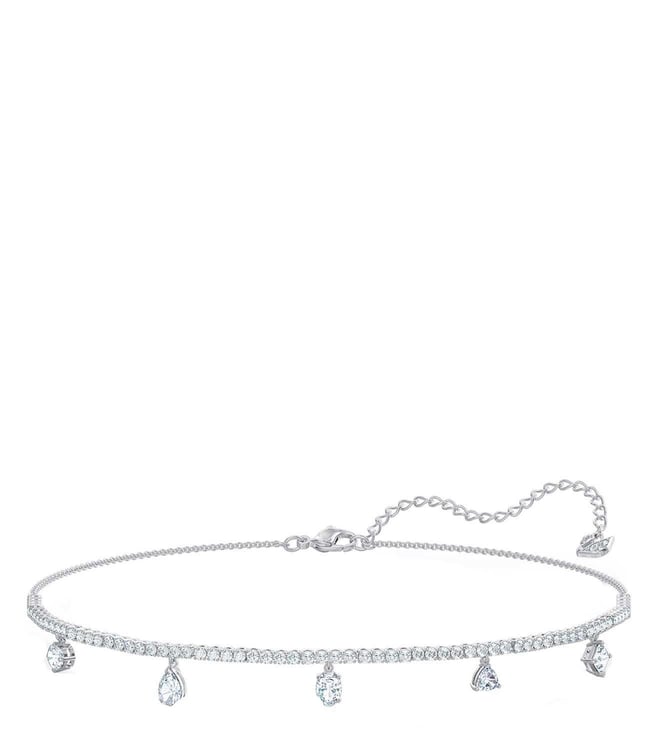 Tennis Deluxe necklace Swarovski, Women's Fashion, Jewelry & Organisers,  Necklaces on Carousell