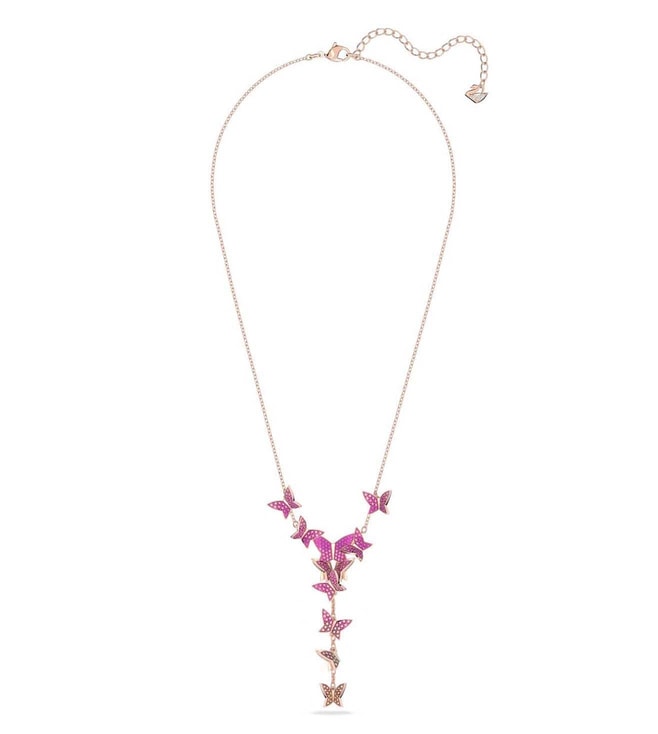 Identiteit versus Onderzoek Buy Swarovski Pink Butterfly Lilia Y Necklace for Women Online @ Tata CLiQ  Luxury