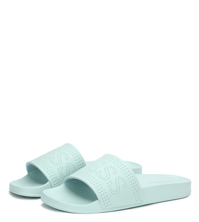 blue guess slides