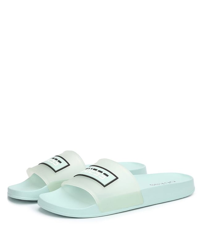 blue guess slides