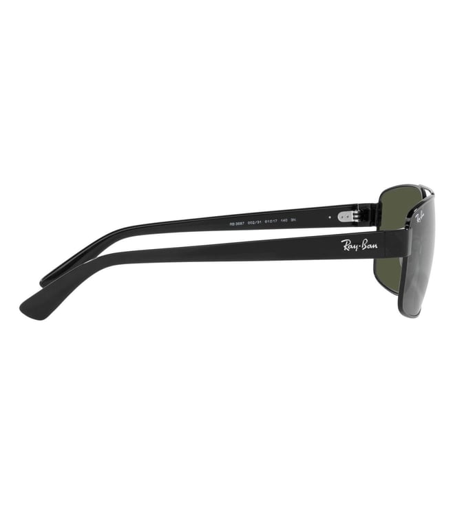 Buy RAYBAN 0RB3687002/3161 Green Square Sunglasses for Men Online