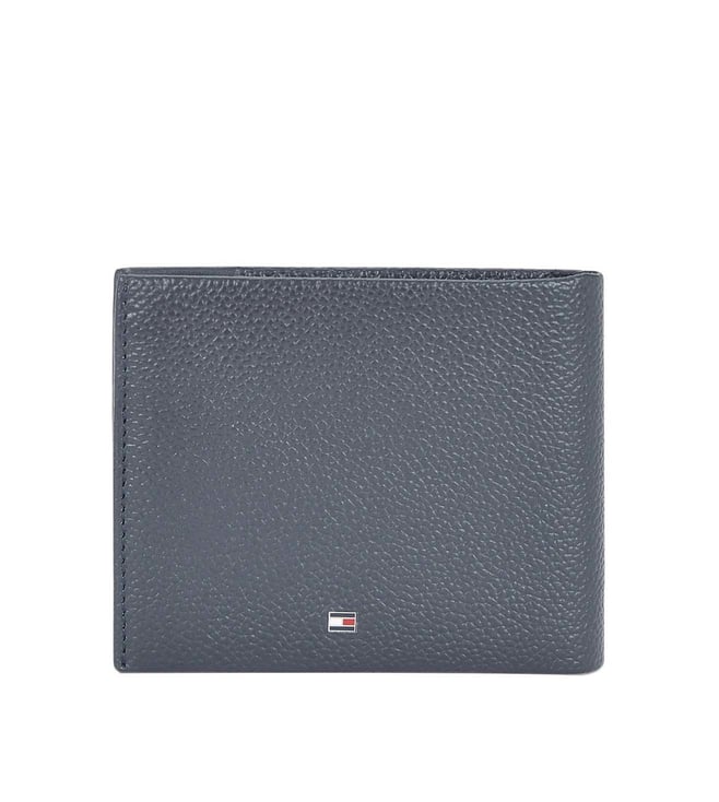 Buy Tommy Hilfiger Blue John Small Leather BiFold Wallet for Men