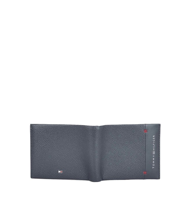 Buy Tommy Hilfiger Blue John Small Leather BiFold Wallet for Men