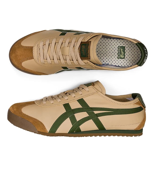 onitsuka tiger beige grass green