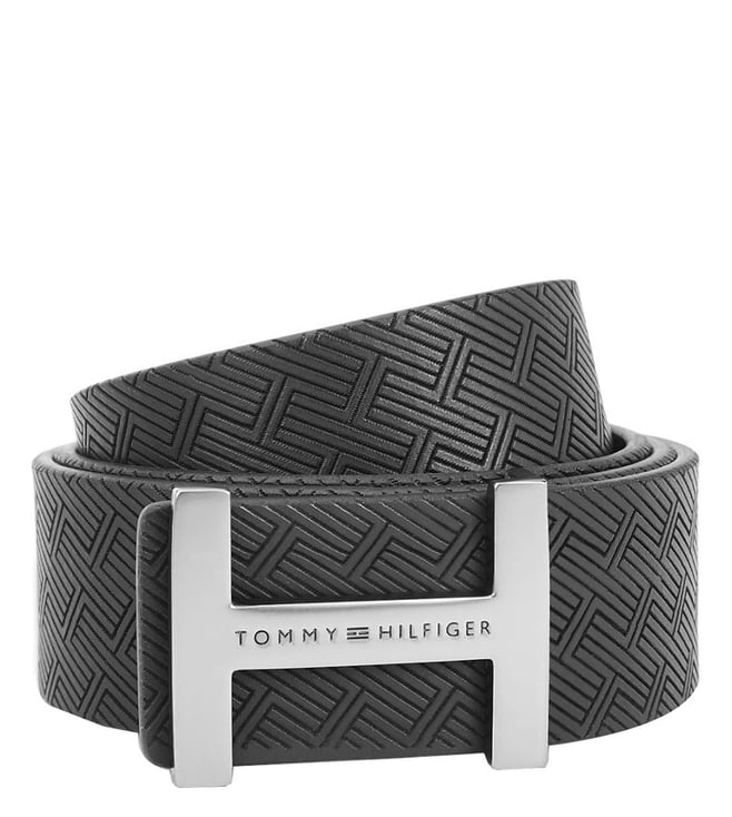 Tommy Hilfiger Mens Leather Braided Belt